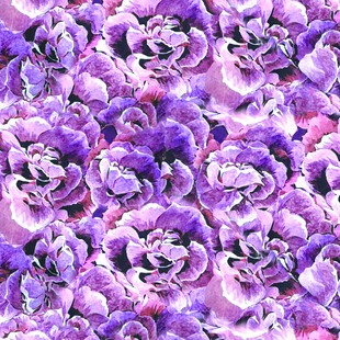紫色花卉图案背景纹理