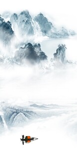 爆款 山水中式玄关 TIF分层