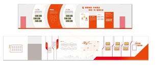 橙色系企业宣传物料设计