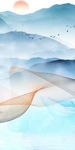 新品 新高雅玄关画 TIF分层