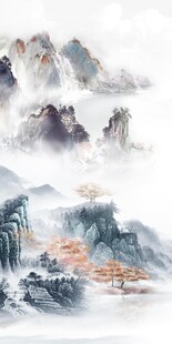 简约 中式玄关新画 TIF分层