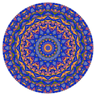 吊顶穹顶蒂凡尼教堂染色玻璃图案