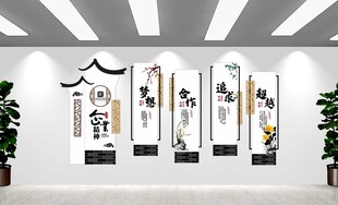 企业精神形象墙口号