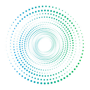 科技动感渐变圆点环形图案