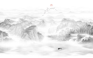 意境水墨山水