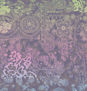 梦幻抽象花纹图案设计