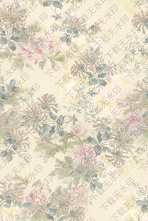 复古花卉图案壁纸纹理