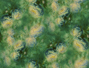 抽象绿色花卉图案纹理