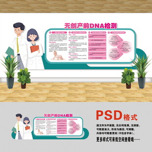 DNA检测文化墙