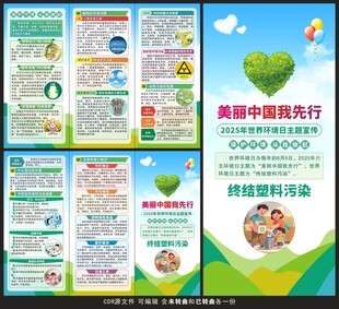 2025世界环境日三折页