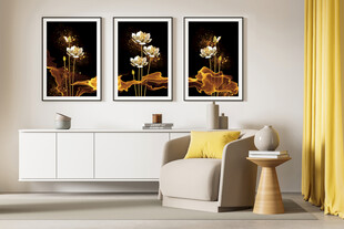 现代客厅装饰画艺术展示