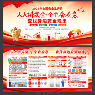 安全生产月宣传栏