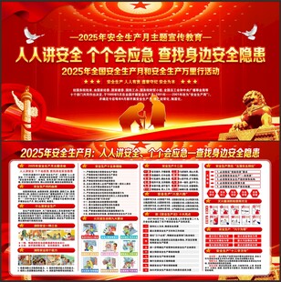 安全生产月宣传栏