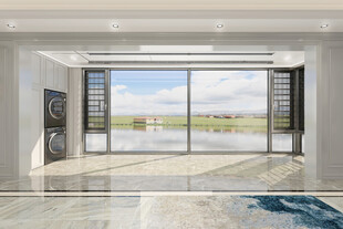 现代简约风宽敞明亮客厅