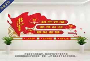 社会主义核心价值观文化墙