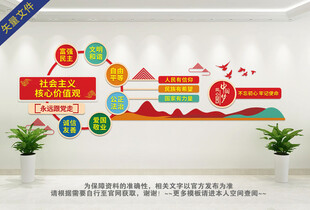 社会主义核心价值观文化墙