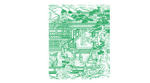 酿酒图 白酒插画