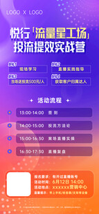 地产直播培训海报