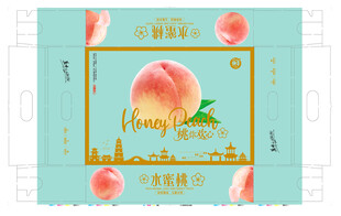 桃你欢心水蜜桃平面展开图