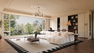 现代简约风格豪华客厅