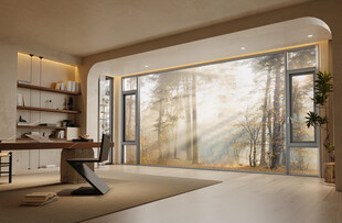 现代简约风明亮宽敞客厅