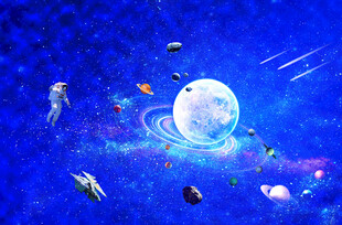 蓝色星空