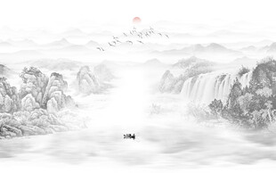 意境水墨山水