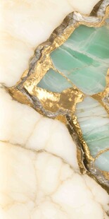 绿纹大理石金镶独特纹理