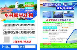 光伏 新能源宣传页