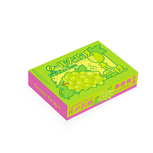 晴王包装 阳光玫瑰平面包装设计