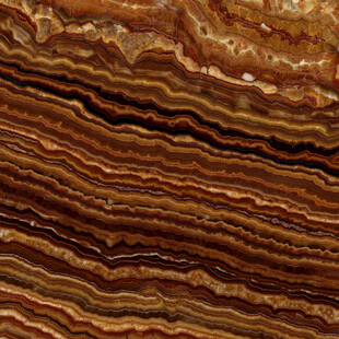 纹理独特的棕色条纹矿石