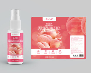 空气清新剂贴纸设计