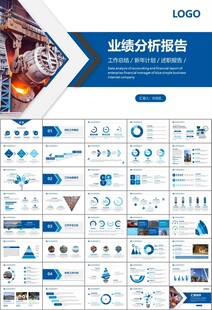 钢铁行业年终总结新年计划ppt