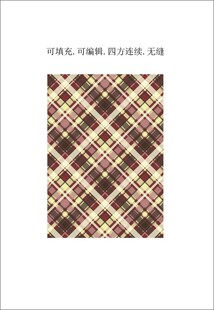 复古格子图案设  秋冬格纹面料