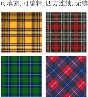 格子面料  格子图案  