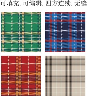 格子图案  格子面料 