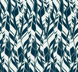 蓝白几何叶片图案纹理