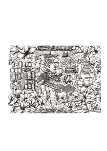 酿酒图 白酒插画