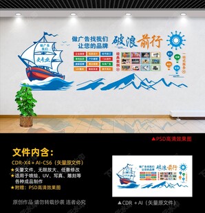 广告公司文化墙