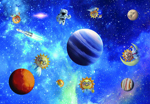 梦幻宇宙星球景象