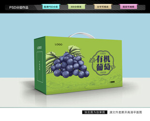 葡萄礼盒 红提包装