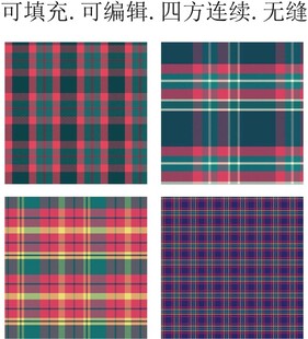 格子面料  格子图案