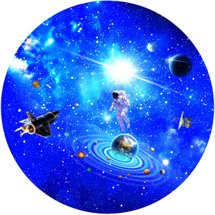 圆形星空