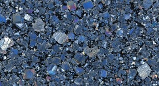 蓝色碎石纹理特写