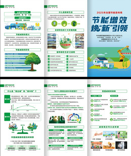 全国节能宣传周折页