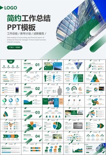 玻璃生产加工行业通用PPT模板
