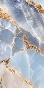 蓝白纹理玛瑙石特写