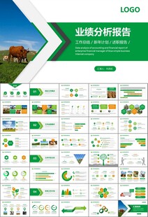 生态牧场畜牧业养殖乳业PPT