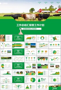 生态牧场畜牧业养殖乳业PPT