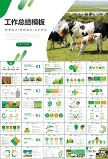 生态牧场畜牧业养殖乳业PPT